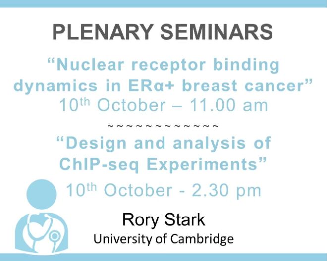 Plenary lecture: Rory Stark from Cancer Research UK Cambridge Institute