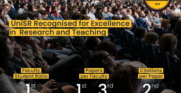 UniSR ranked 1st in Italy for Research and Teaching
